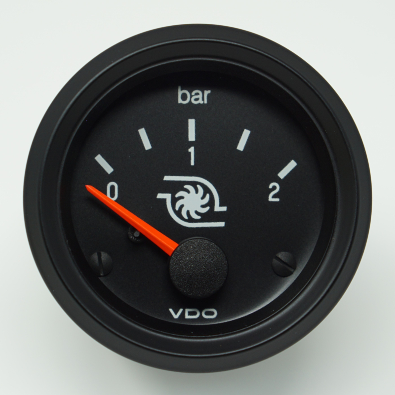 VDO "international" Ladedruckanzeige d=52mm bis 2bar 24V